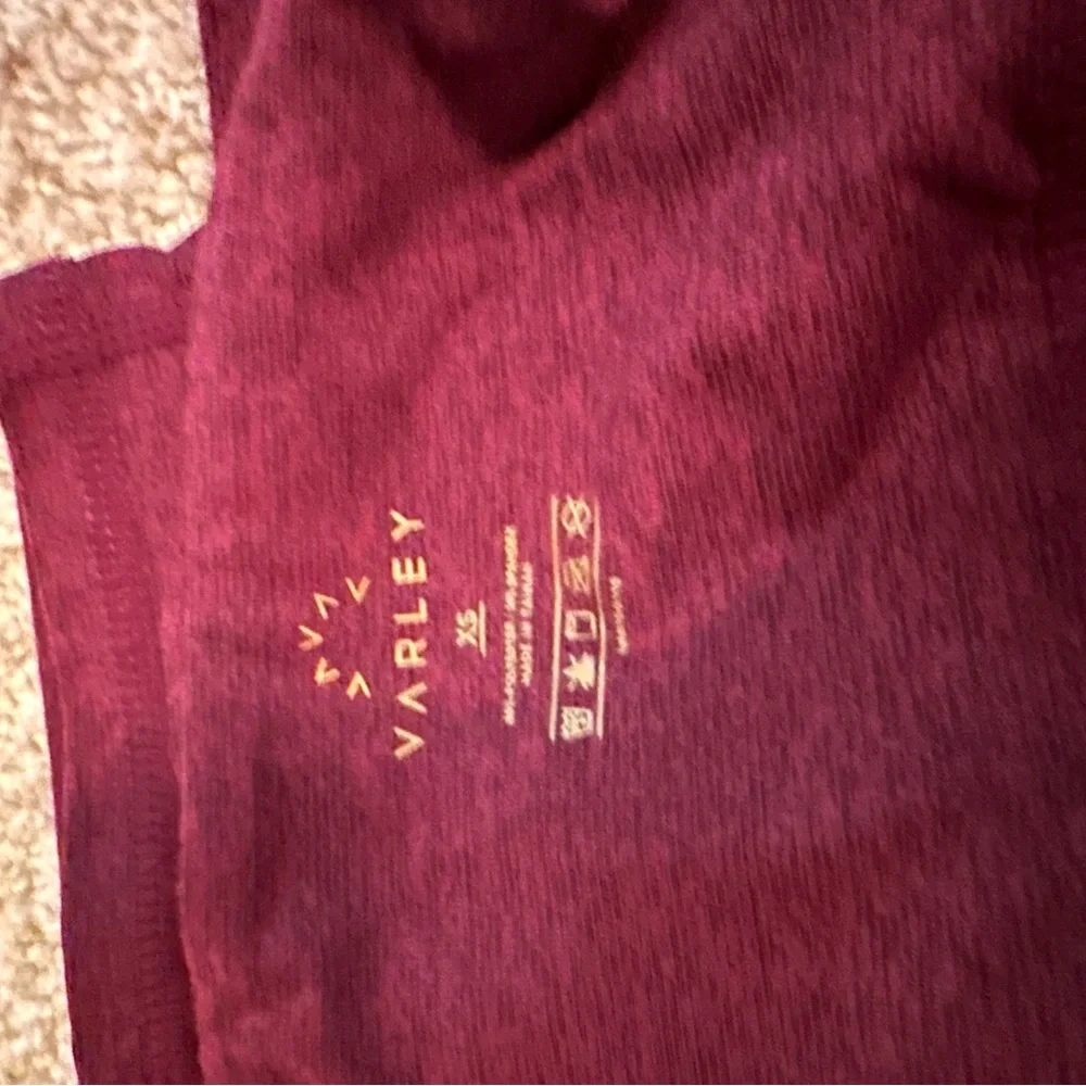 Varley Burgundy Leggings - Picture 2 of 2